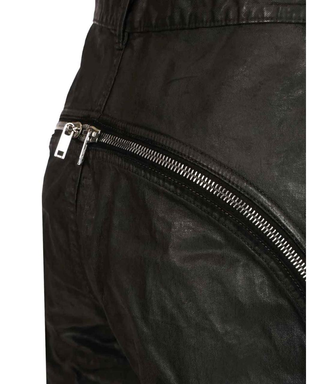 RICK OWENS DRKSHDW Черные хлопковые прямые джинсы, фото 5