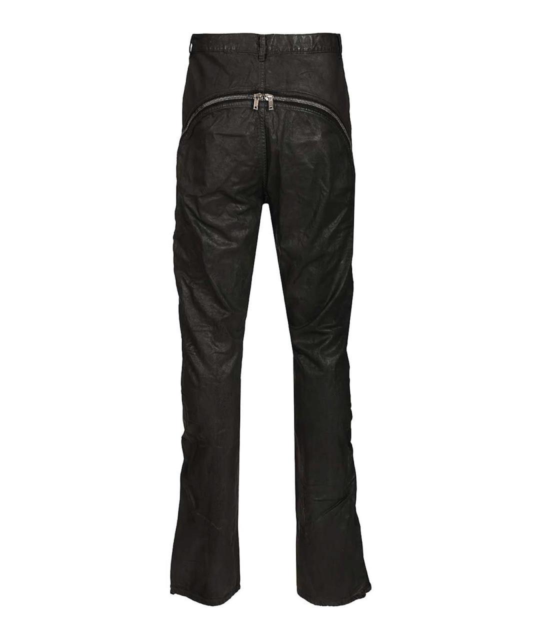 RICK OWENS DRKSHDW Черные хлопковые прямые джинсы, фото 2