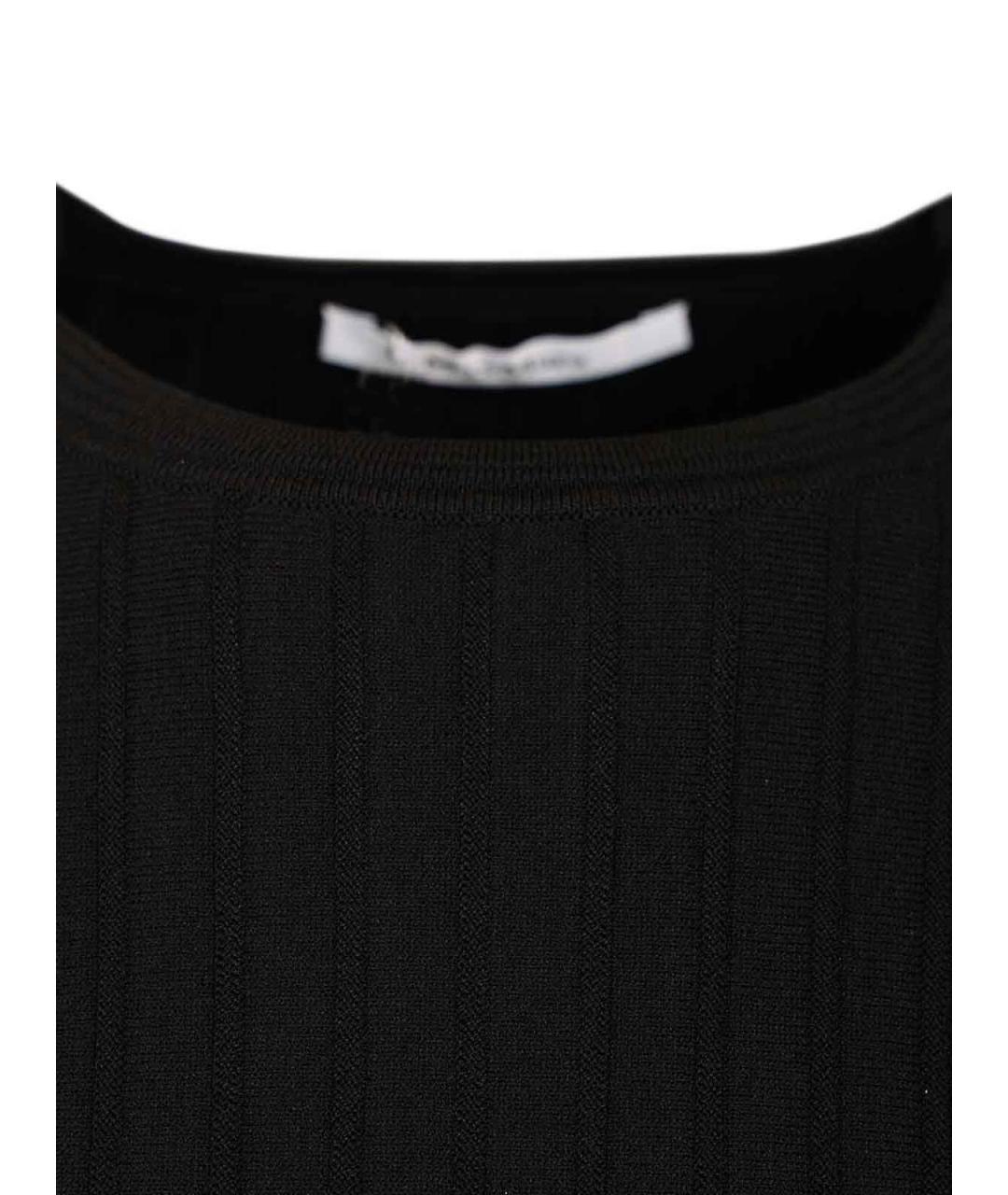 MAX MARA Черный вискозный джемпер / свитер, фото 4