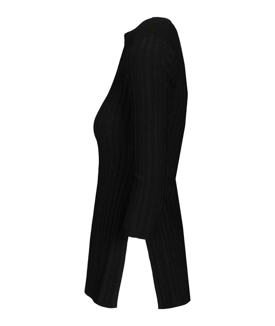 MAX MARA Черный вискозный джемпер / свитер, фото 3