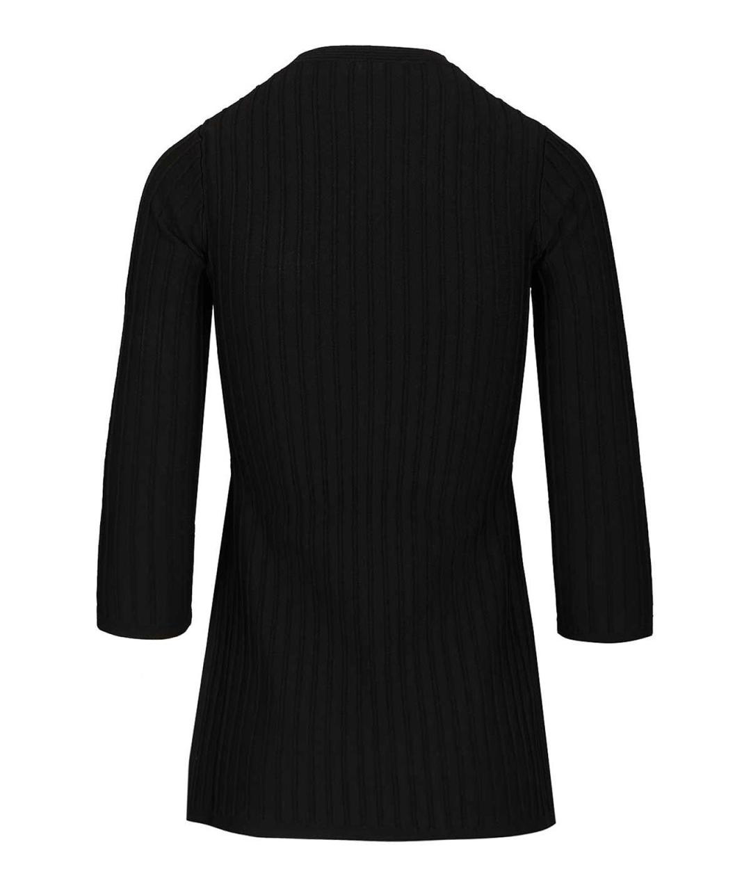 MAX MARA Черный вискозный джемпер / свитер, фото 2