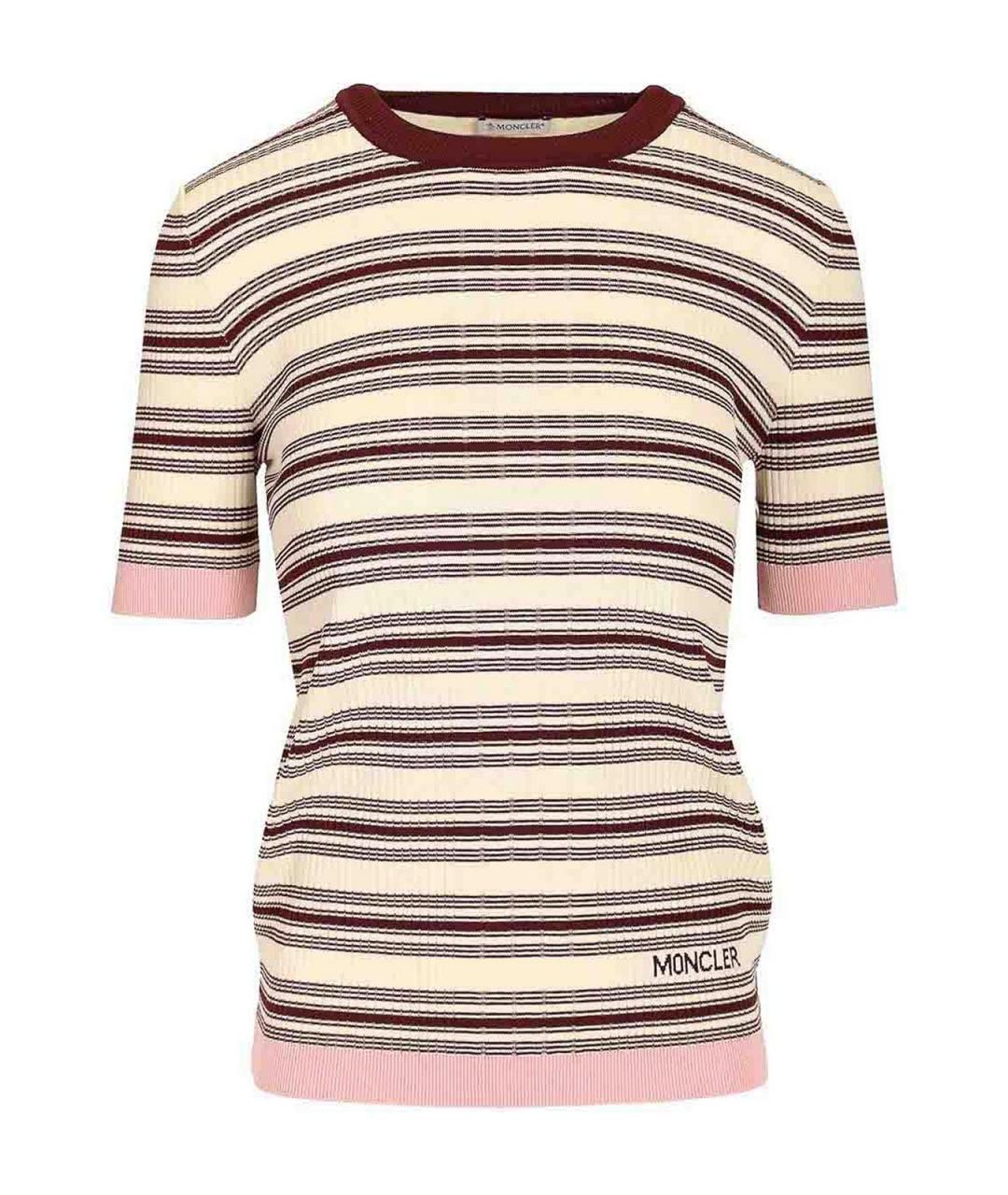 MONCLER Мульти хлопковая футболка, фото 1