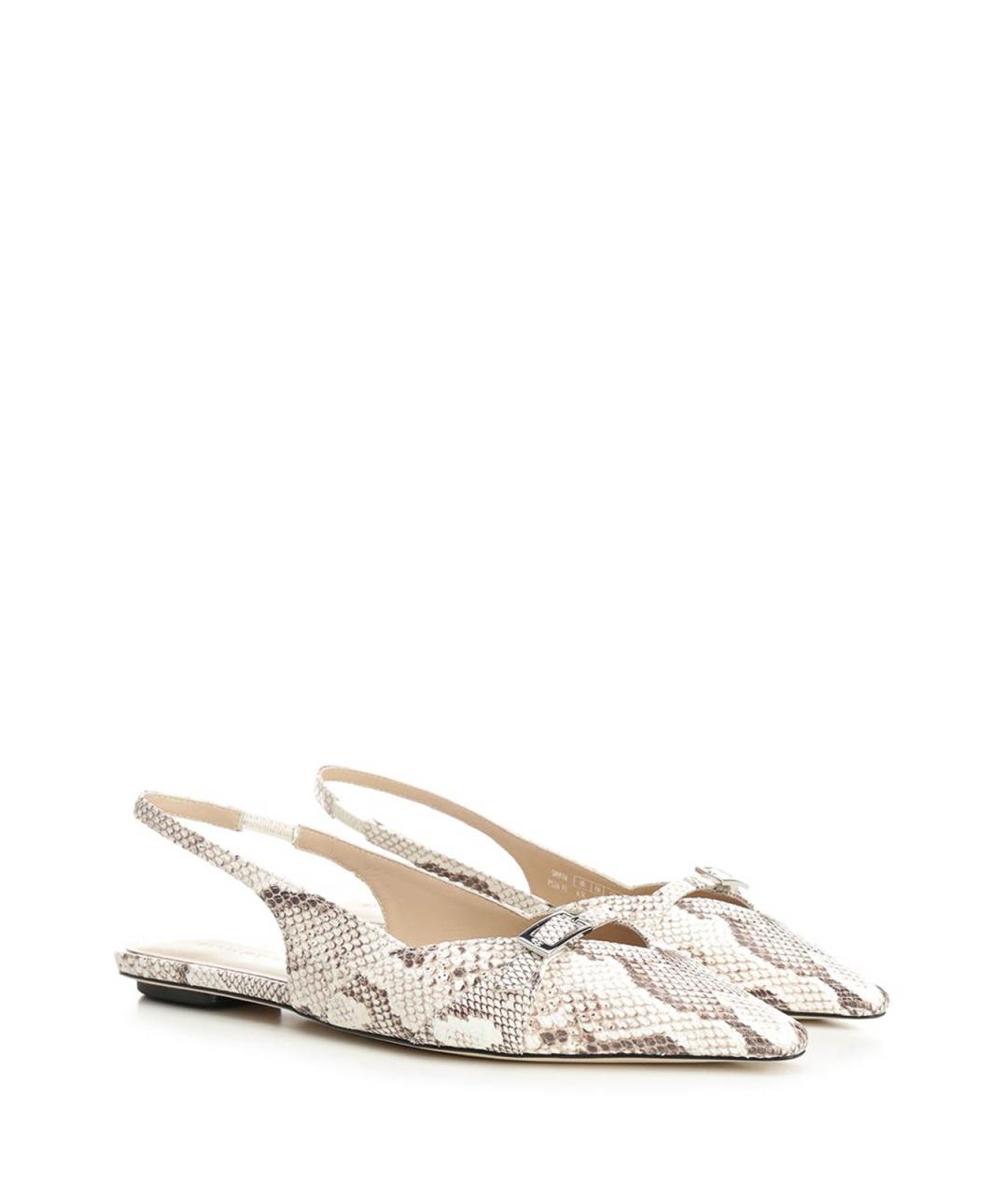 STUART WEITZMAN Мульти кожаные балетки, фото 2
