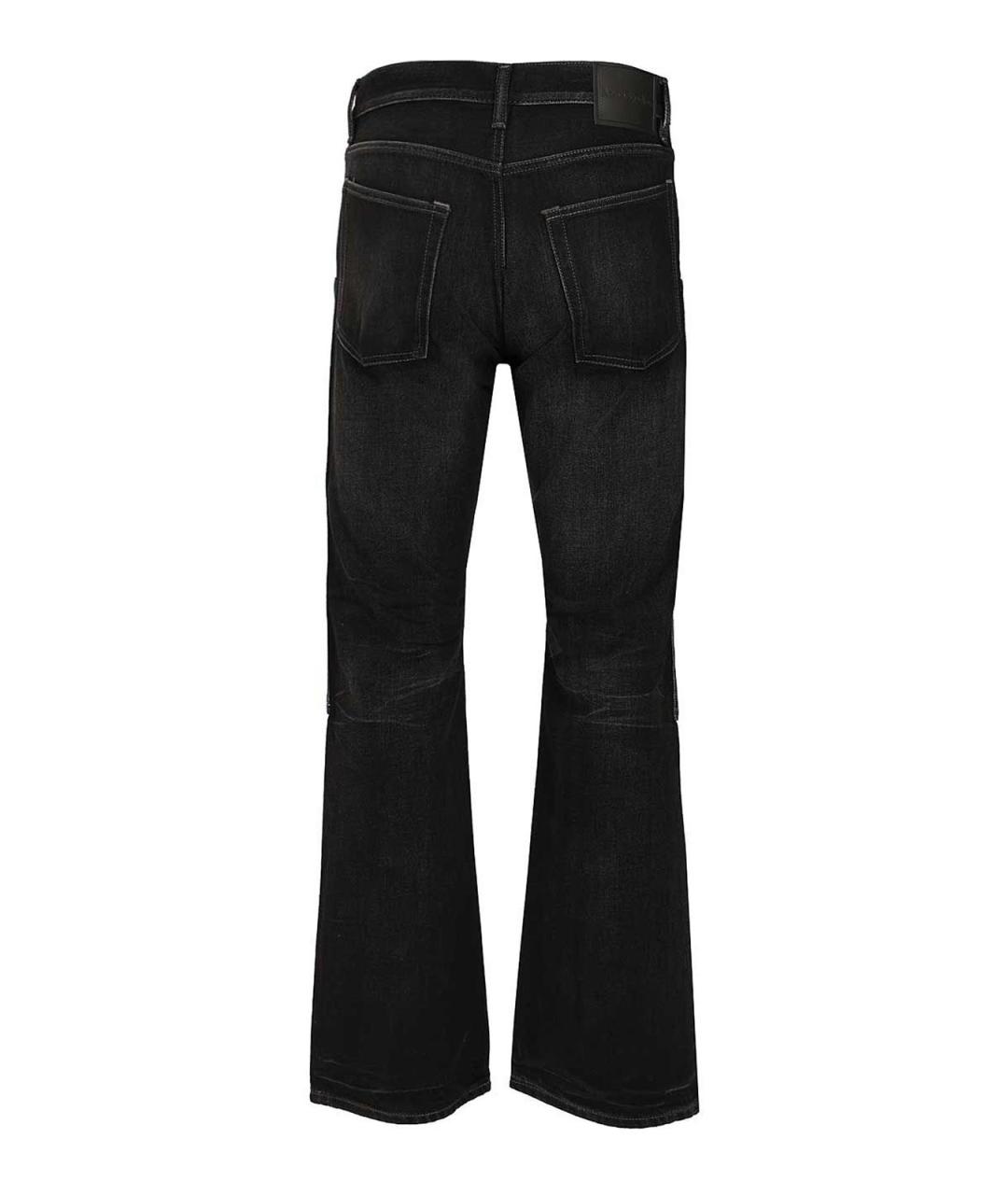 ACNE STUDIOS Черные хлопковые прямые джинсы, фото 2