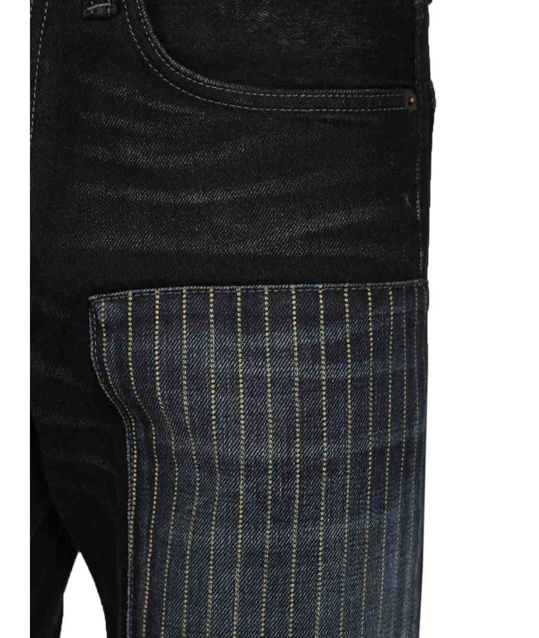 ACNE STUDIOS Черные хлопковые прямые джинсы, фото 4