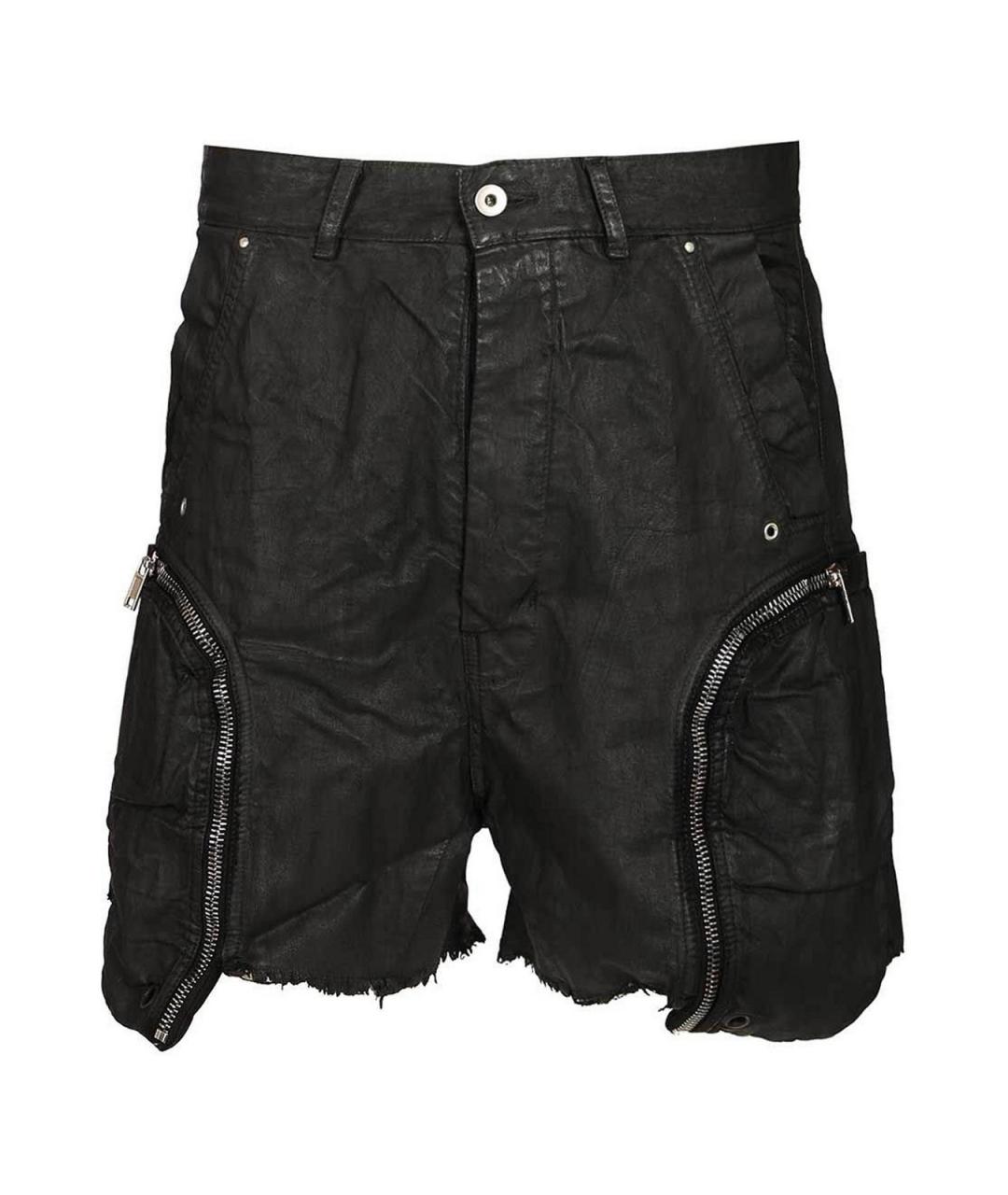 RICK OWENS DRKSHDW Черные хлопковые шорты, фото 1