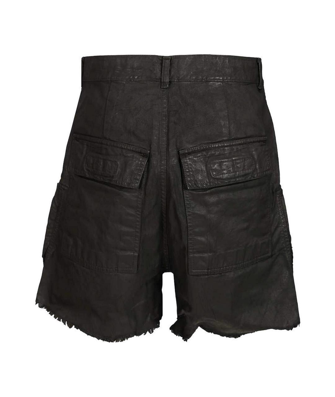 RICK OWENS DRKSHDW Черные хлопковые шорты, фото 2