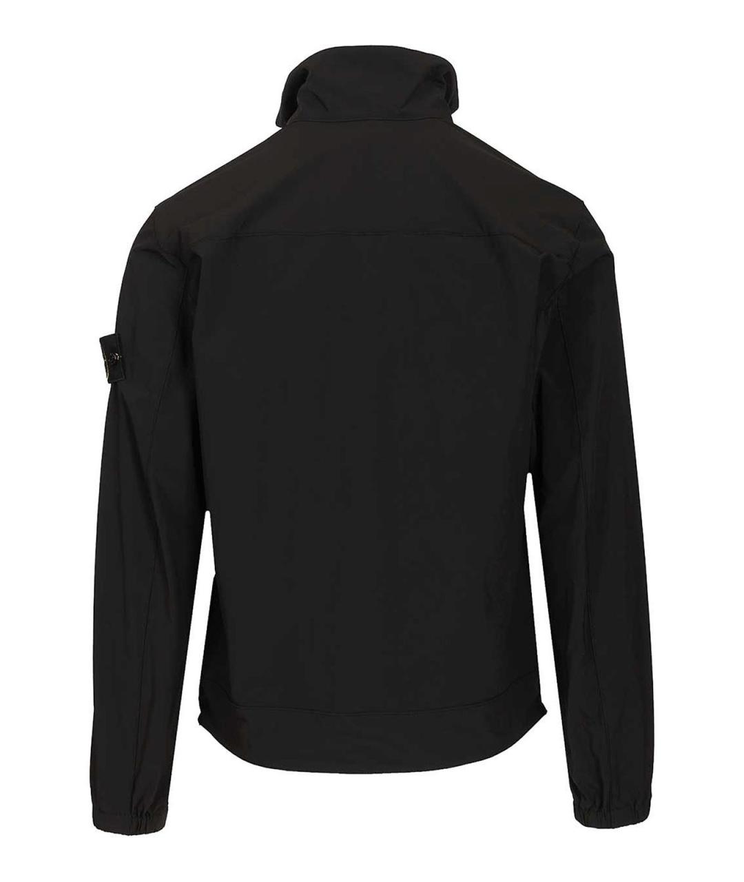STONE ISLAND Черная полиамидовая куртка, фото 2