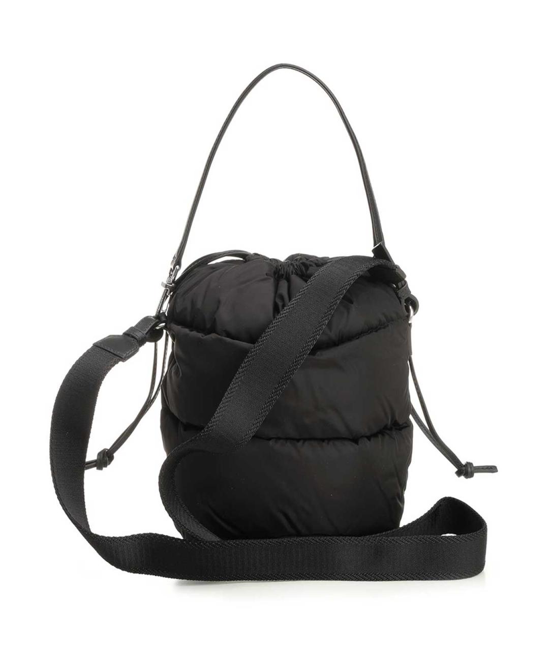 MONCLER Черная синтетическая сумка через плечо, фото 3