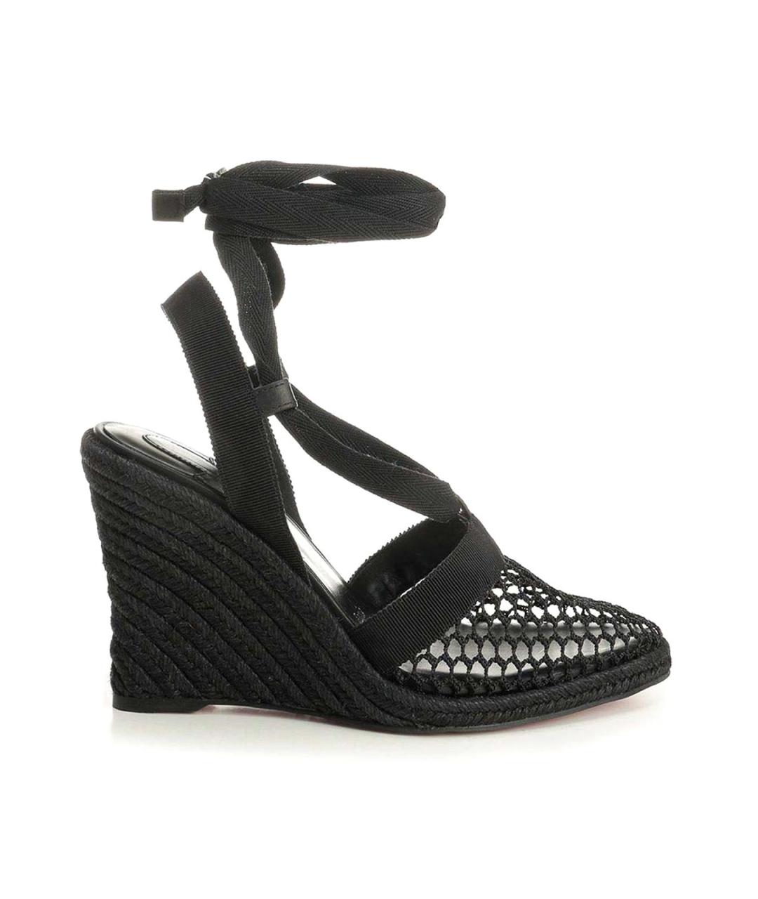 CHRISTIAN LOUBOUTIN Черные босоножки, фото 1