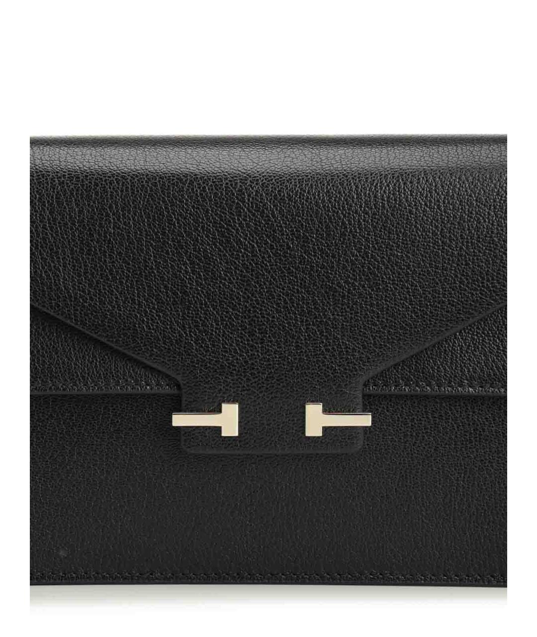 TOM FORD Черная кожаная сумка тоут, фото 6