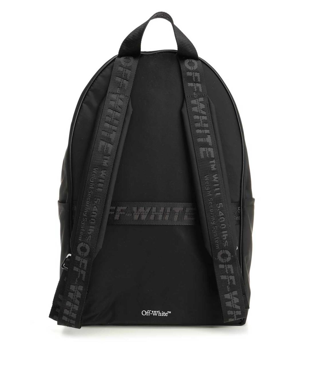 OFF-WHITE Черный тканевый рюкзак, фото 3