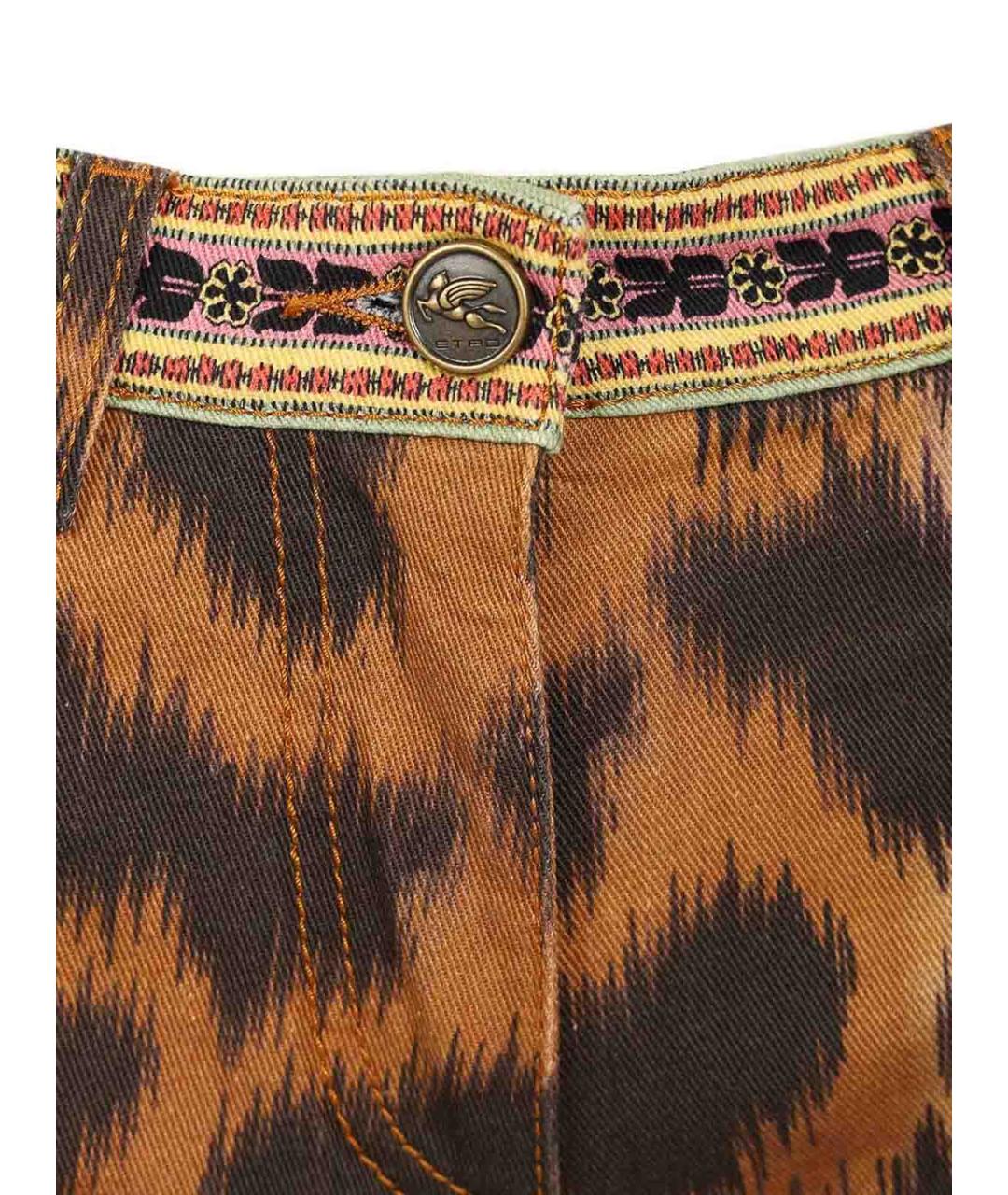 ETRO Мульти хлопковые джинсы клеш, фото 4