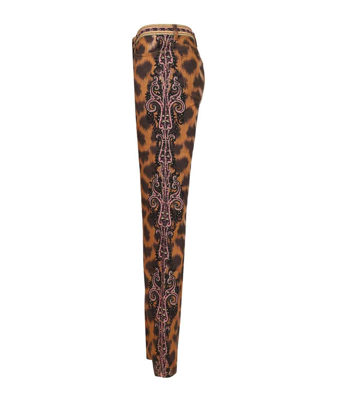 ETRO Мульти хлопковые джинсы клеш, фото 3
