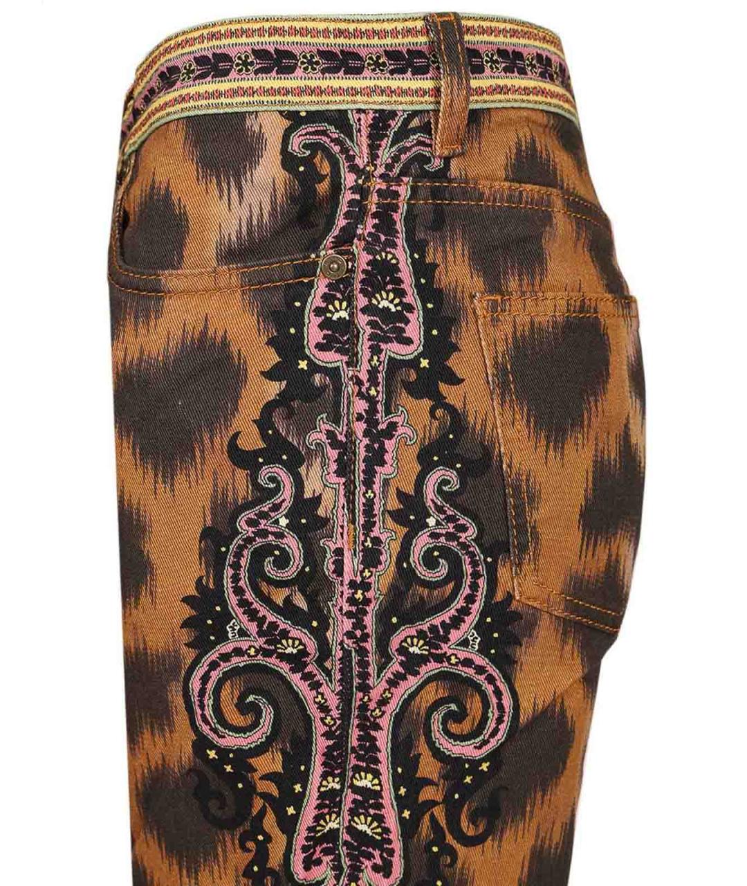 ETRO Мульти хлопковые джинсы клеш, фото 6