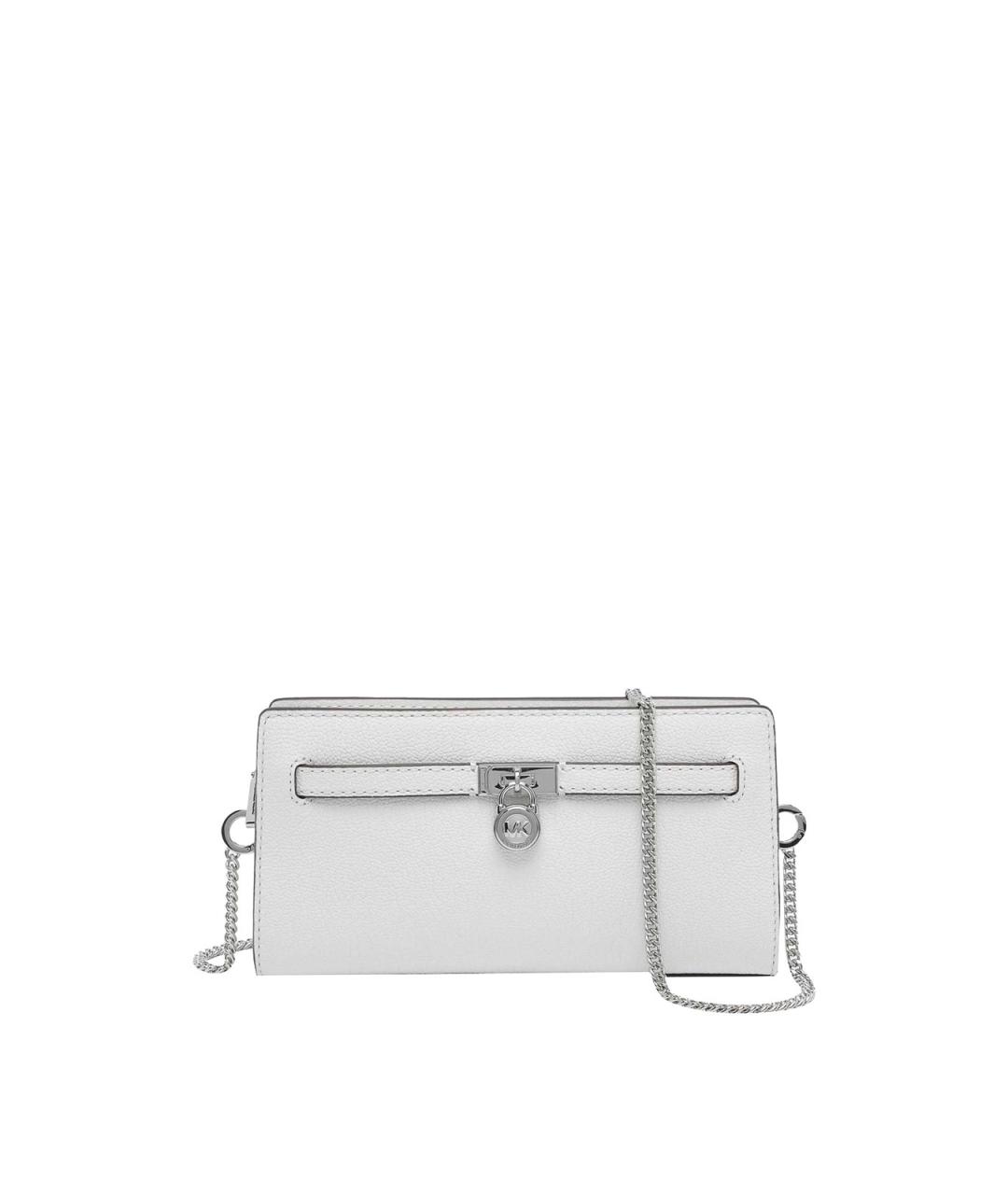 MICHAEL MICHAEL KORS Белая кожаная сумка через плечо, фото 1