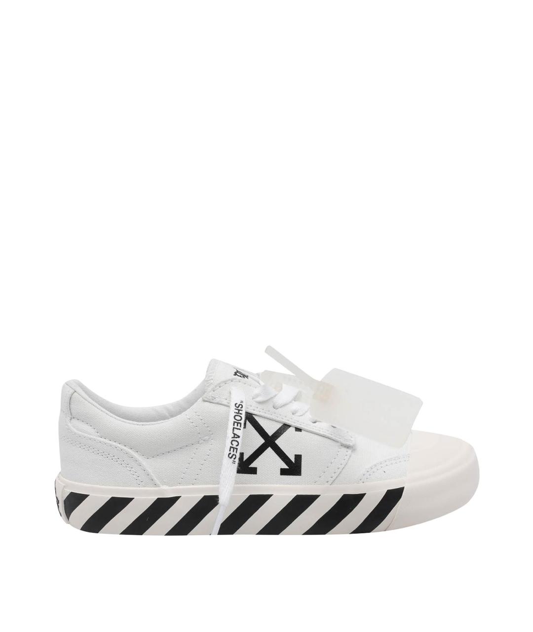 OFF-WHITE Белые кеды, фото 1