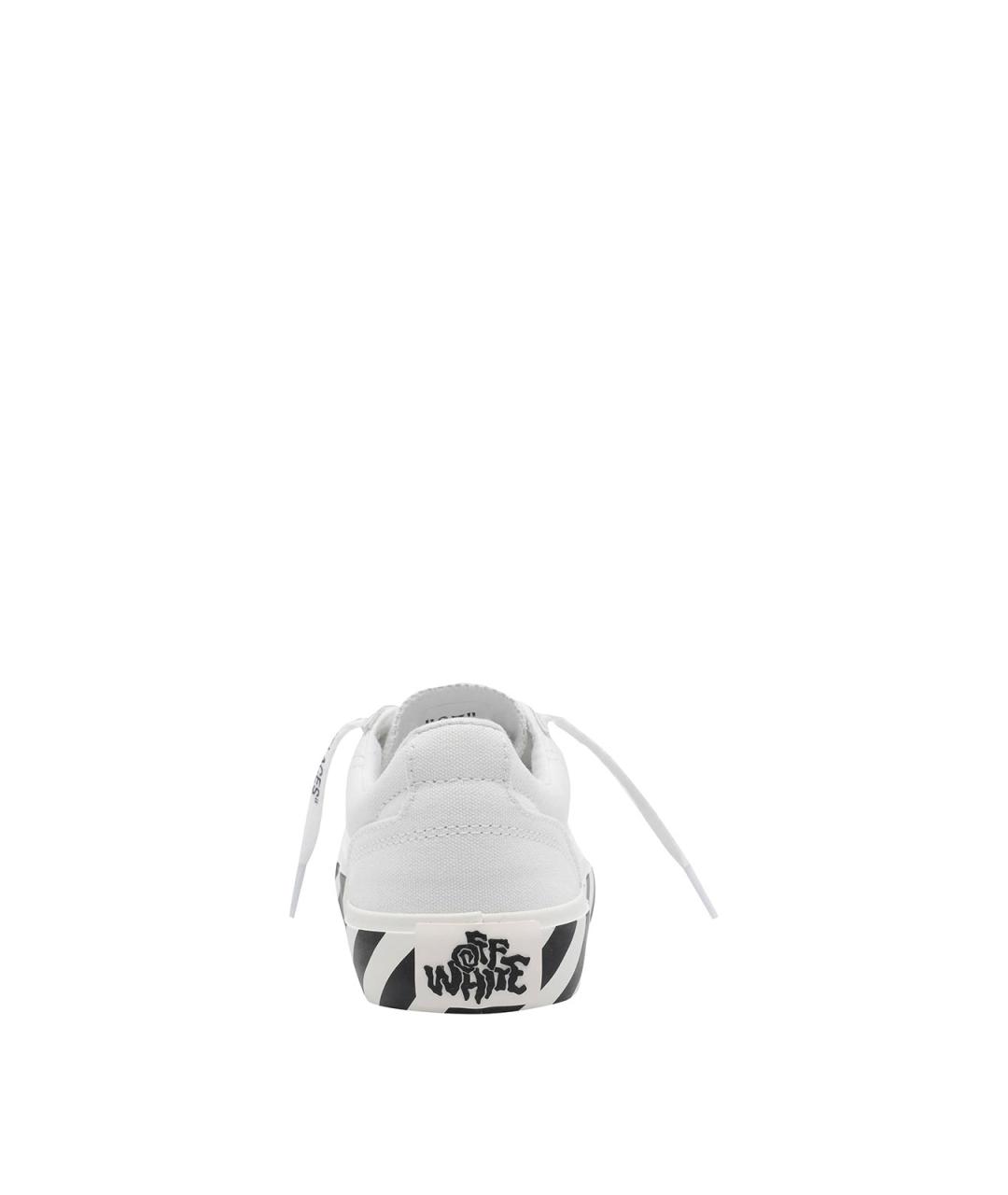 OFF-WHITE Белые кеды, фото 4