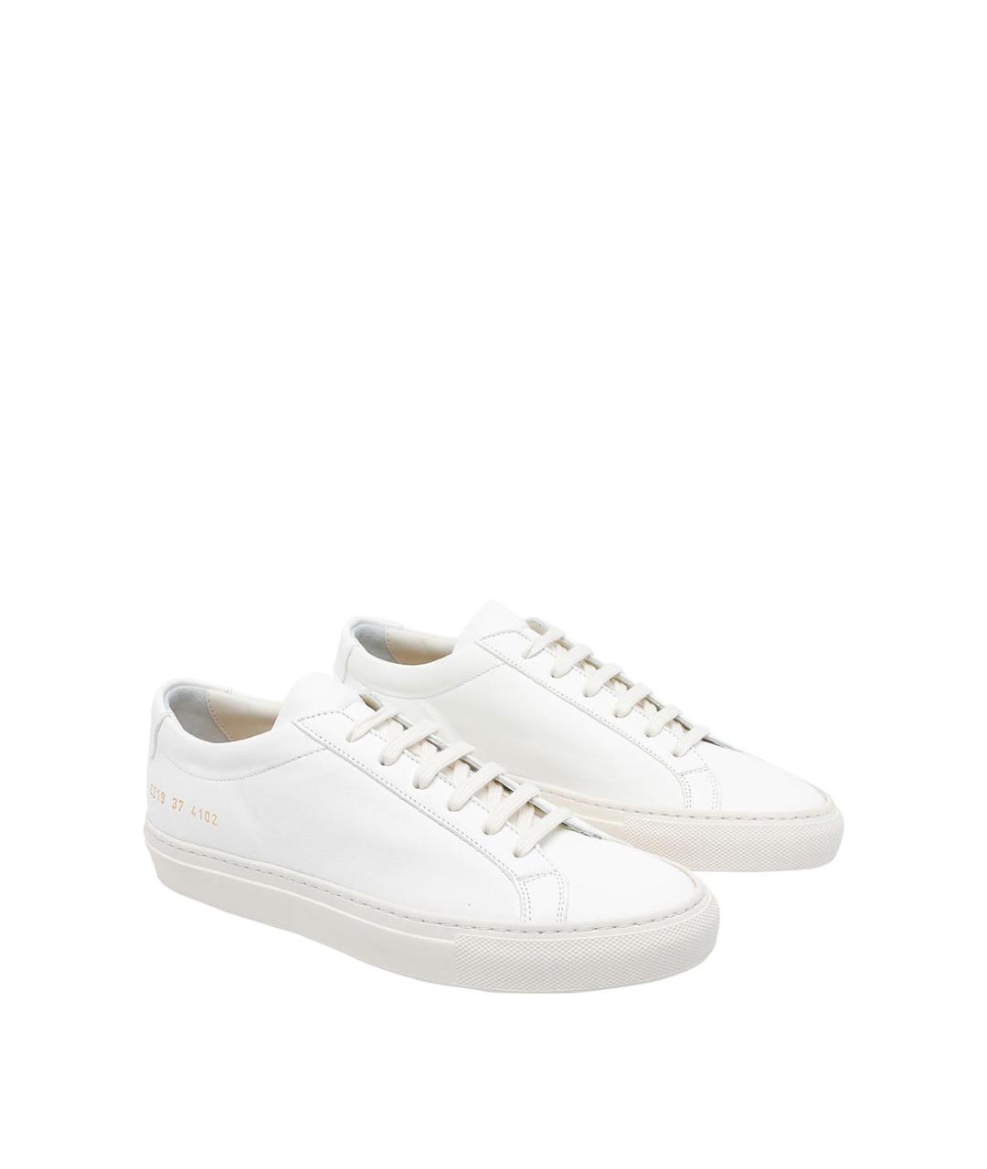 COMMON PROJECTS Белые кожаные кроссовки, фото 2