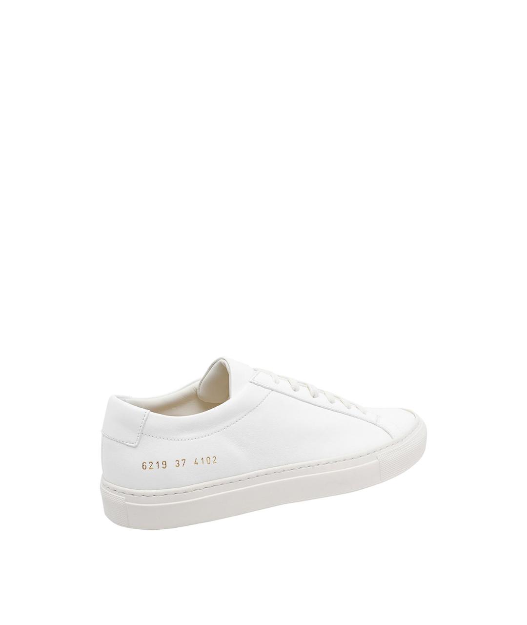COMMON PROJECTS Белые кожаные кроссовки, фото 3