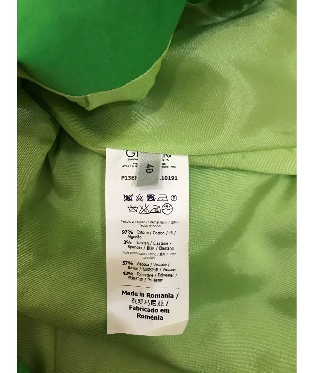 FRANKIE MORELLO Зеленые хлопко-эластановое коктейльное платье, фото 5