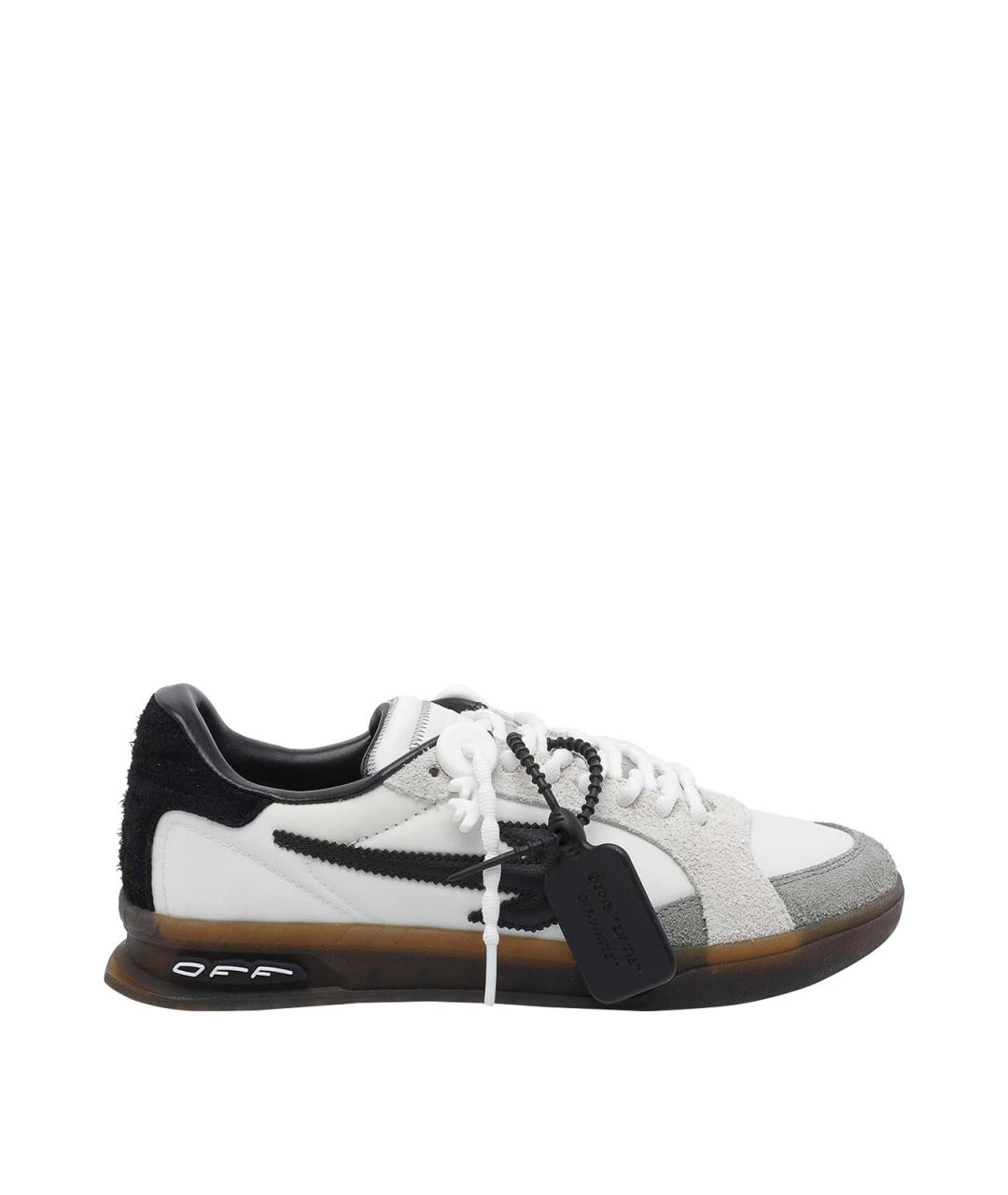 OFF-WHITE Мульти замшевые низкие кроссовки / кеды, фото 1