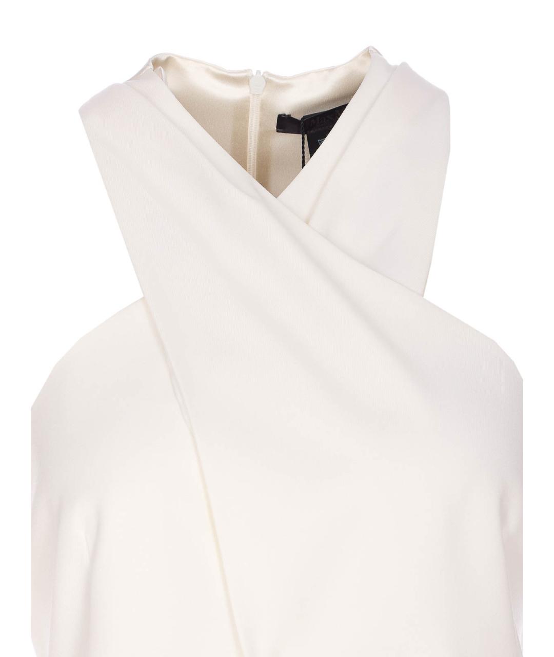 MAX MARA Белая шерстяная майка, фото 4