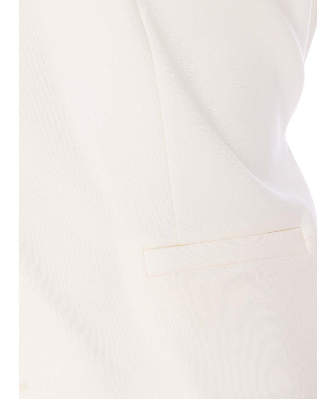 MAX MARA Белая шерстяная майка, фото 3