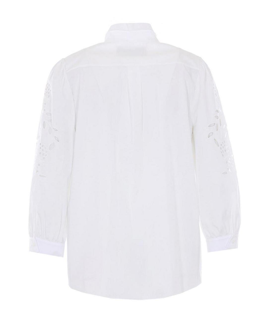 VALENTINO Белая хлопковая рубашка, фото 2