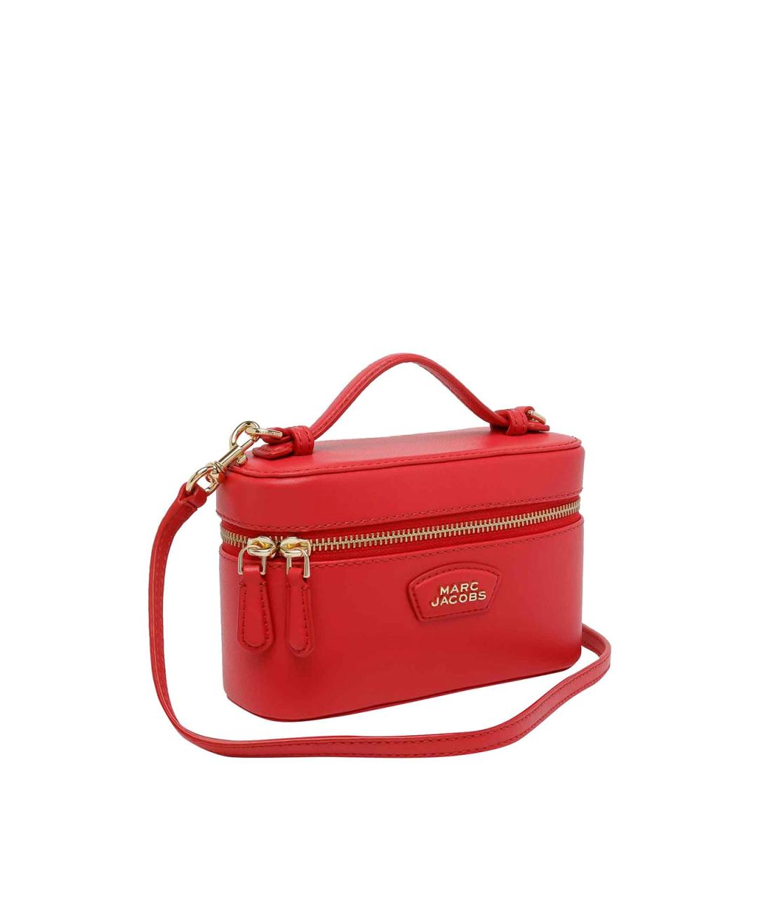 MARC JACOBS Красная кожаная сумка с короткими ручками, фото 2