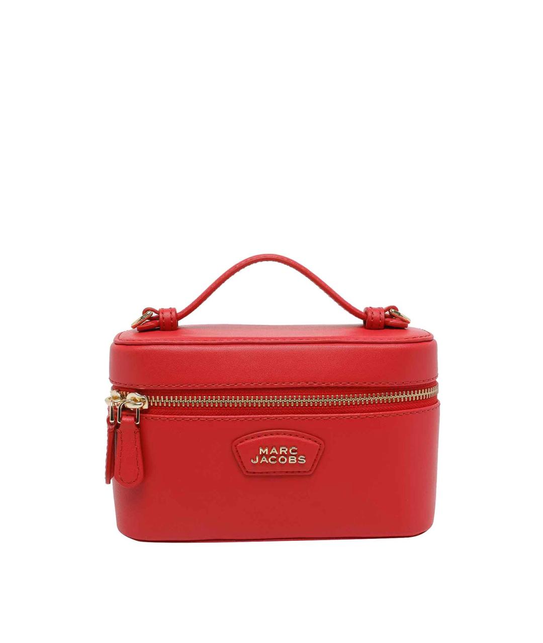 MARC JACOBS Красная кожаная сумка с короткими ручками, фото 1