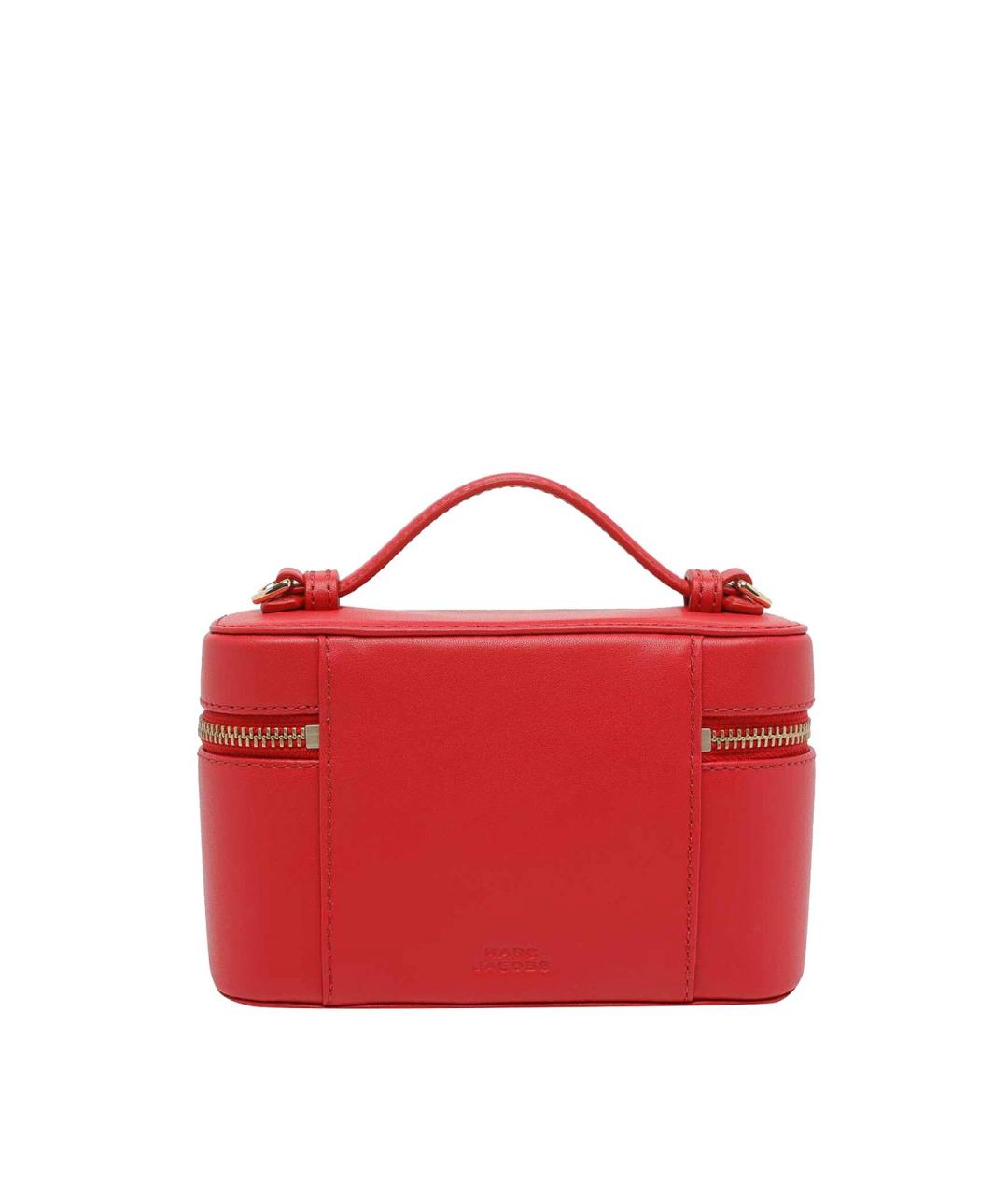 MARC JACOBS Красная кожаная сумка с короткими ручками, фото 3
