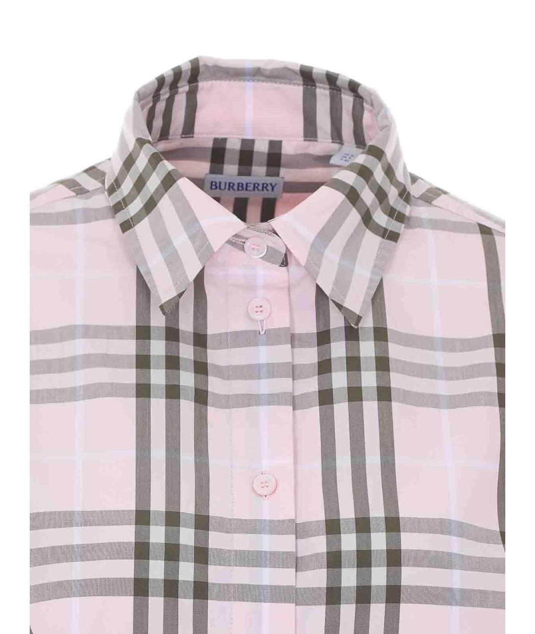 BURBERRY Мульти хлопковая рубашка, фото 4