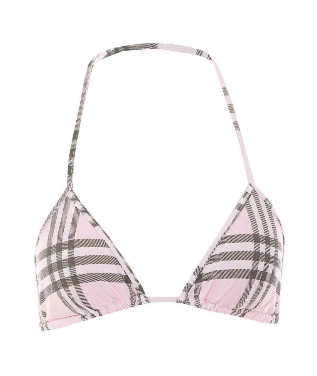 BURBERRY Розовый полиамидовый купальник, фото 1