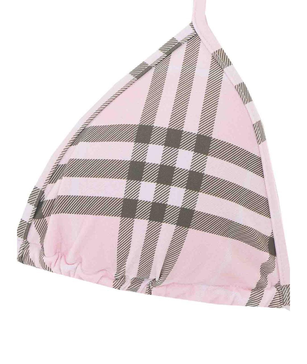 BURBERRY Розовый полиамидовый купальник, фото 3