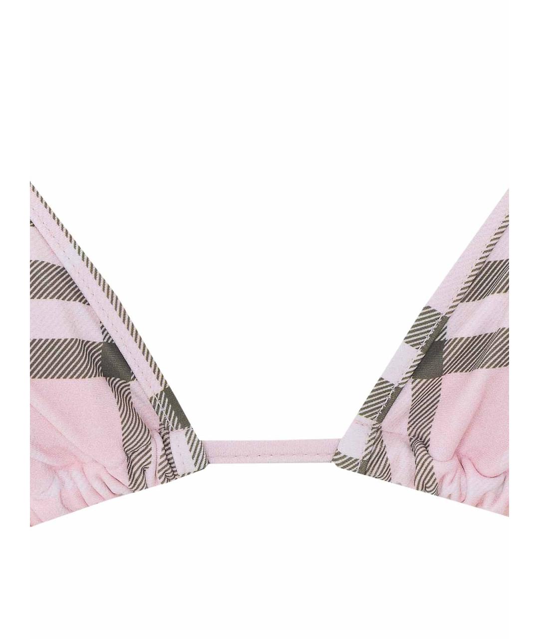 BURBERRY Розовый полиамидовый купальник, фото 4