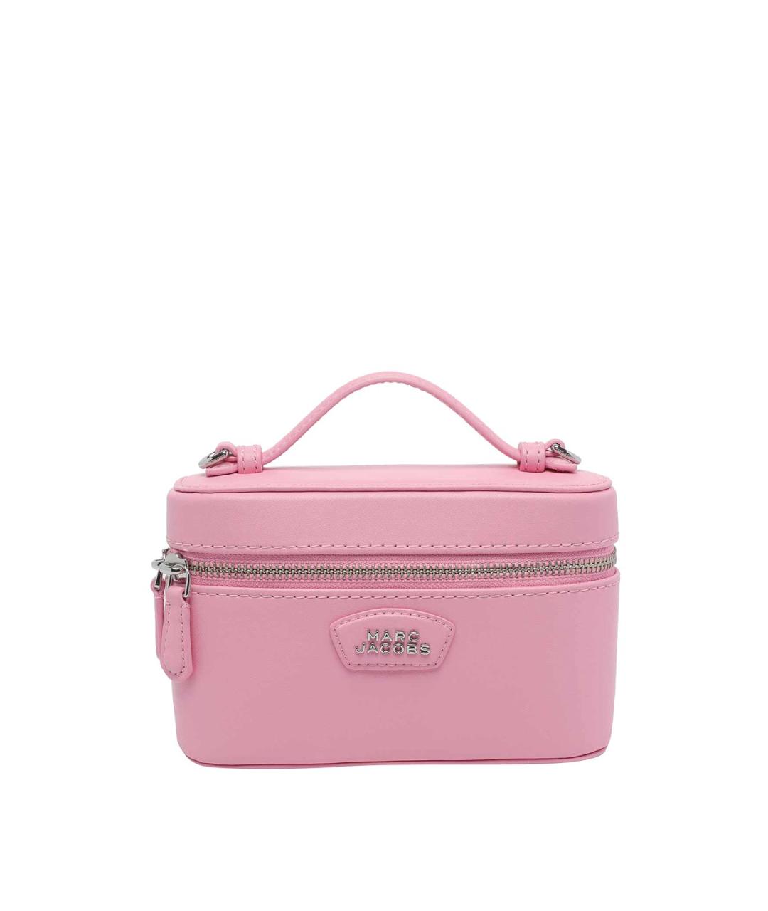 MARC JACOBS Розовая кожаная сумка с короткими ручками, фото 1