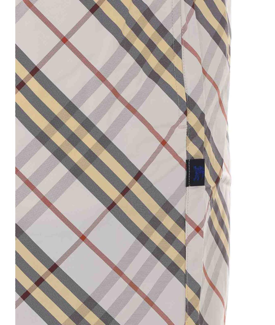 BURBERRY Мульти полиэстеровые шорты, фото 3
