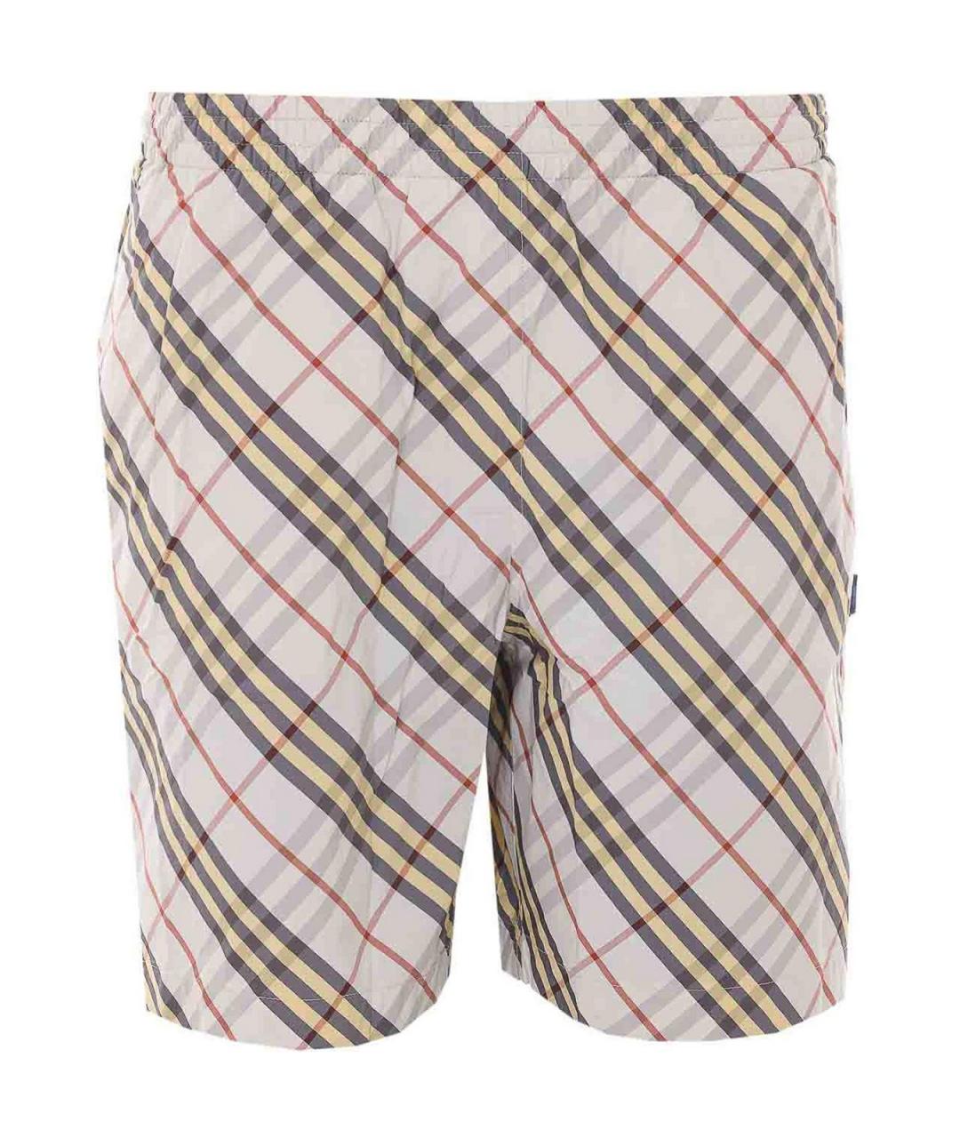 BURBERRY Мульти полиэстеровые шорты, фото 1