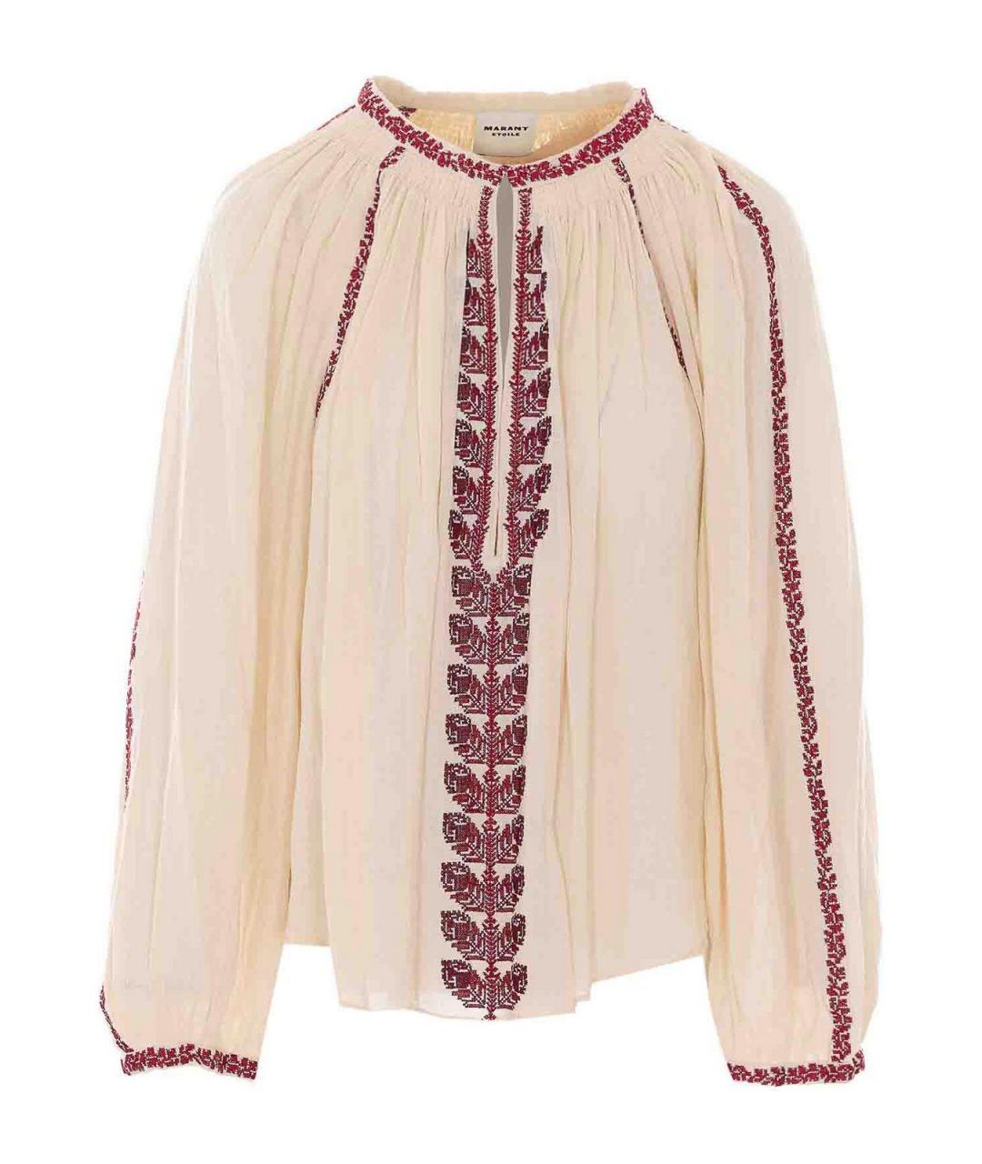 ISABEL MARANT Бежевая хлопковая рубашка, фото 1
