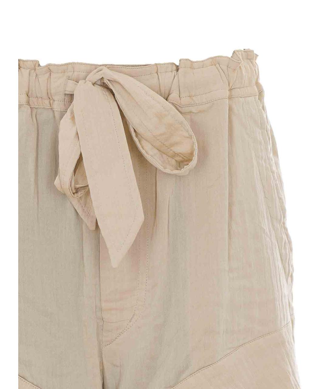 ISABEL MARANT Бежевые хлопковые шорты, фото 4