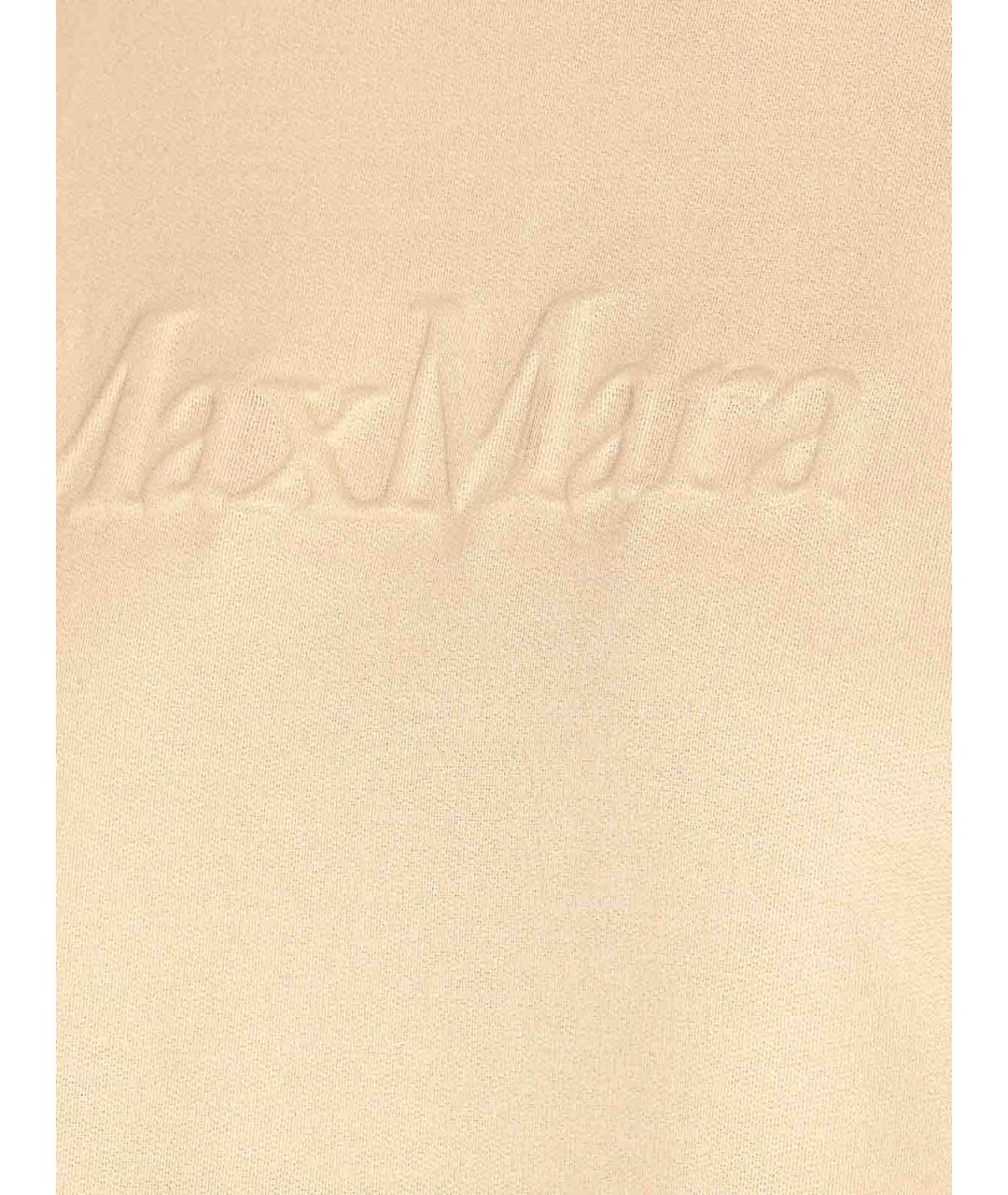 MAX MARA Бежевый хлопковый джемпер / свитер, фото 3