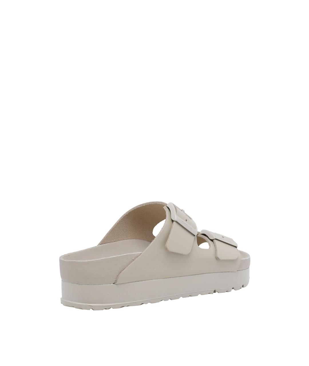 BIRKENSTOCK Бежевые шлепанцы, фото 3