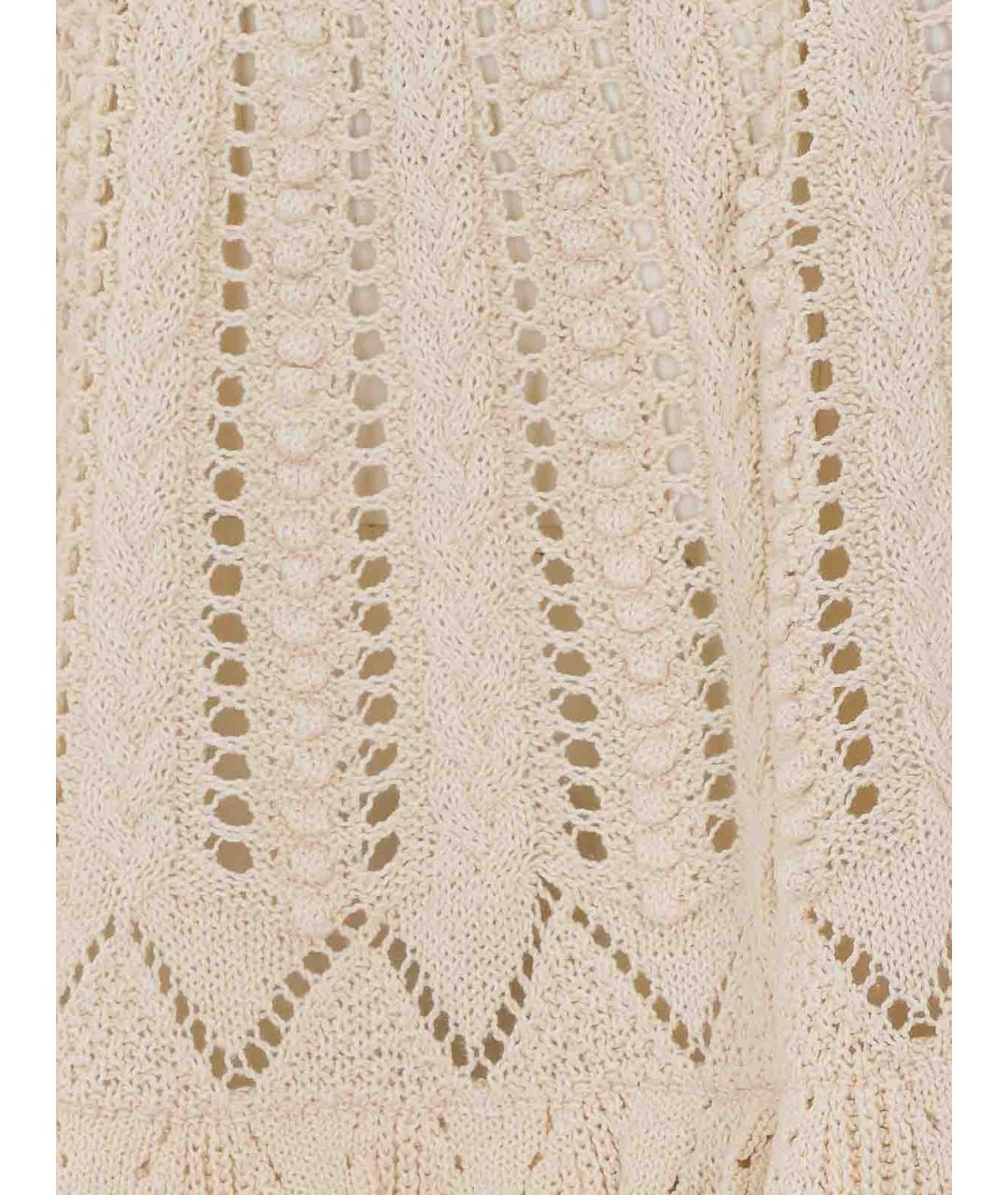 ISABEL MARANT Бежевая хлопковая юбка мини, фото 3