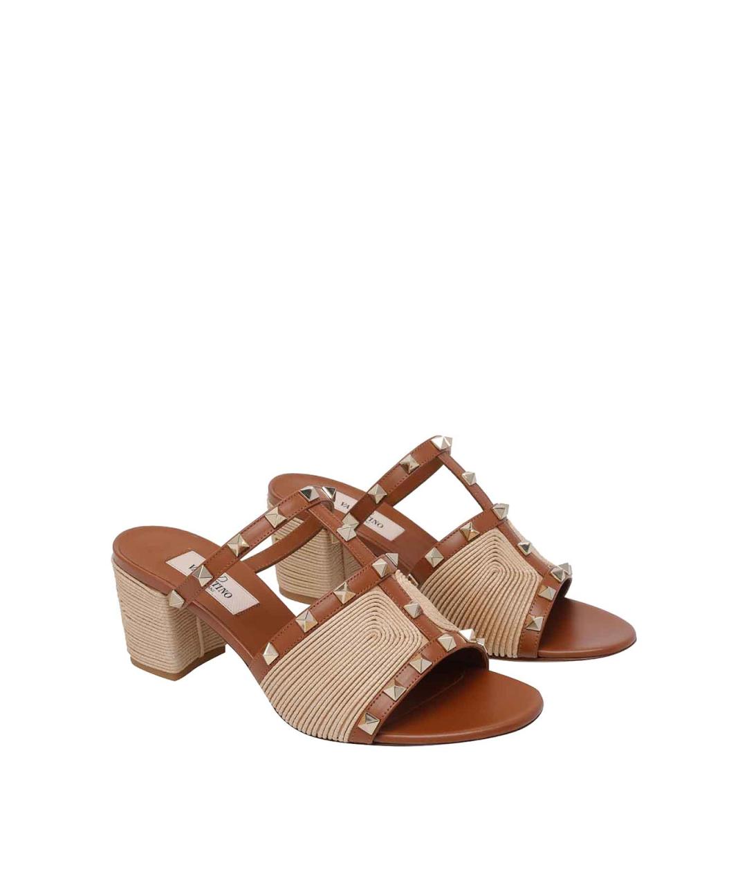 VALENTINO Бежевые мюли, фото 2