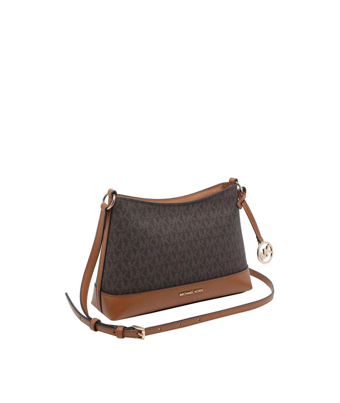 MICHAEL MICHAEL KORS Коричневая синтетическая сумка через плечо, фото 2