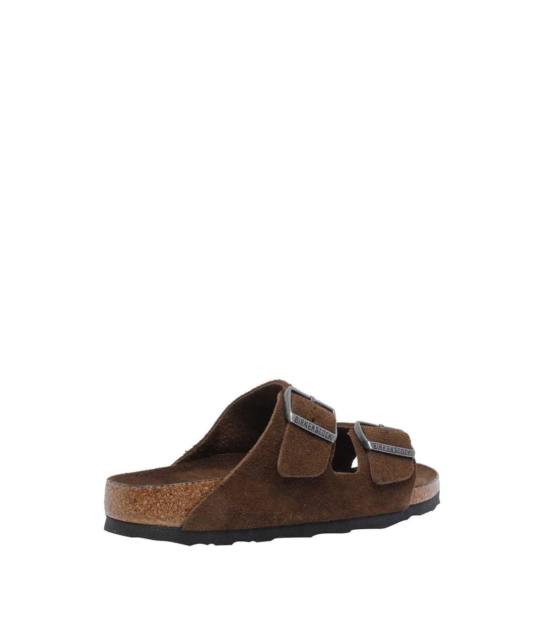 BIRKENSTOCK Коричневые замшевые сандалии, фото 3