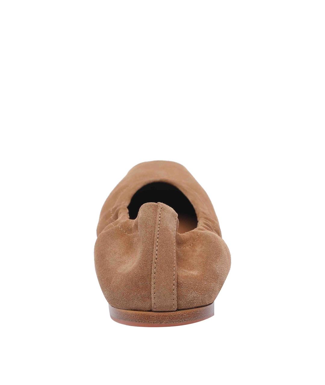 ALAIA Бежевые замшевые балетки, фото 4