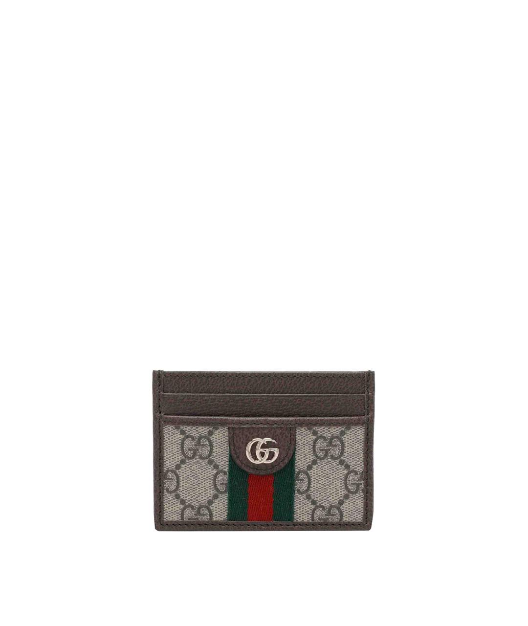 GUCCI Коричневый кардхолдер, фото 1