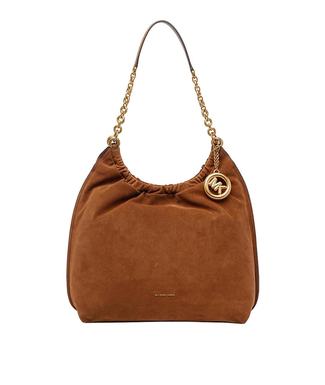 MICHAEL MICHAEL KORS Коричневая кожаная сумка через плечо, фото 1